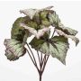 Konstväxt bladbegonia BLAROM på stödpinne, crossdoor, grå-lila, 25cm