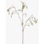 Konstgjord björkkvist JENKFUN med blommor, grön, 95cm