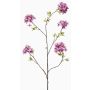 Konstgjord gren av prydnadskörsbär SLIRKO med blommor, ljuslila, 115cm