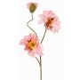 Konstgjord vallmogren PEJA, rosa, 90cm, Ø11-13cm