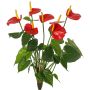 Konstgjord anthurium NAKITA på stativ, röd, 50cm