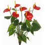 Konstgjord anthurium NAKITA på stativ, röd, 50cm