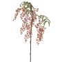 Konstgjord rönnkvist JANNAH med frukter, rosa-grön, 85cm