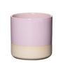 Keramikkruka AUGUSTIN, dip-dye-look, blekrosa-beige, 10cm, Ø10cm