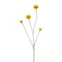 Konstgjord gren, trumstock RILADA, gul, 70cm