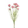 Konstgjord blomsterbukett med prästkragar, DIBARA, rosa, 40cm