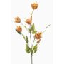 Dekorativ gren schackbrädesblomma WALTOR, gul-orange, 85cm