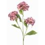 Konstgjord hortensia-gren GRACELYN, persik-lila, 75cm