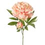 Konstgjord pion WARDUAN, Eco Collection, laxrosa, 65cm, Ø15cm