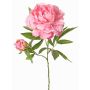 Konstgjord pion WARDUAN, Eco Collection, rosa, 65cm, Ø15cm