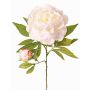 Konstgjord pion WARDUAN, Eco Collection, vit, 65cm, Ø15cm