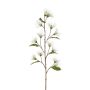 Konstgjord gren GRAMLO, blommor, vit, 145cm