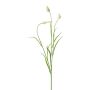 Konstgjord kvist klöver FEVOR med blommor, krämfärgad, 70cm
