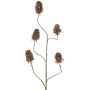 Konstgjord gren av skäggnejlika MARDUEN, grön-rosa, 115cm, Ø5cm