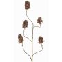 Konstgjord gren av skäggnejlika MARDUEN, grön-rosa, 115cm, Ø5cm