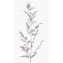 Konstgjort palmblad, fiskstjärtpalm MANIESO, silver, 130cm