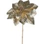 Konstblomma julstjärna MERVLON, champagne, 65cm