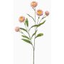 Dekorativ kvist med stråblomma SNAVIK, rosa, 70cm