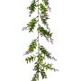 Konstgjord girland av jasmin WATLEM, grön-lila, 180cm