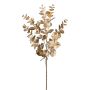 Konstgjord eukalyptusgren SLOFER, metalliskt guld, 65cm