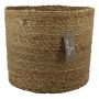 Blomkorg AMPARO, sjögräs, beige, 23cm, Ø25cm