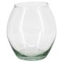Glasvas CARADOC, klar, 12cm, Ø12cm