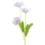 Textilblomma Bellis MORKI, ljuslila, 25cm