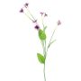 Textilgren med penséer YENIA, violett, 60cm