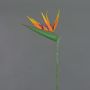 Konstgjord papegojblomma ALLISSA, orange-violett, 90cm, 17x24cm