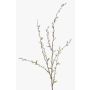 Konstgjord gren av kätzchenweide WALDEMAR med blommor, brun, 120cm