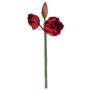 Konstgjord amaryllis GRELTA, röd, 80cm