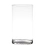 Glasvas, cylindrisk, SANYA EARTH, klar, 30cm, Ø16cm