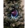 LED-julgranskula LUVELIA, 5 st, glänsande lila, Ø8cm
