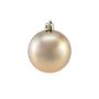 Julgranskula MELANIA, 6 st, metalliskt koppar, Ø6cm
