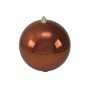 Julgranskula CANELA, glänsande koppar, Ø20cm