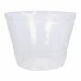 Inläggskärl KIPA för planteringskorgar, plast, vattentätt, genomskinligt, klara, 16cm, Ø21cm