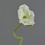 Konstblomma vallmo ANKANG, krämfärgad, 70cm, Ø9,5cm