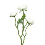 Konstblomma, ranunkelkvist JIXIANG, vit, 50cm