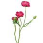 Konstblommor, ranunkelkvist JIXIANG, cerise, 50cm
