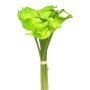Konstgjord blomsterbukett med calla SHINIAN, ljusgrön, 35cm