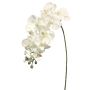Dekorativ gren med Phalaenopsis-orkidé JUANRU, vit, 100cm