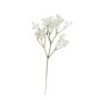 Konstgjord slöjblomma CECILIA, vit, 30cm, Ø1cm