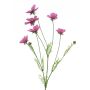 Konstgjord blomstergren med prydnadsbuskar BAILING, cerise, 90cm