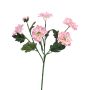 Konstgjord gren med krysantemum LONGBAO, rosa, 60cm