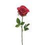 Konstgjord ros RUYUN, cerise, 45cm, Ø8cm