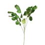Dekorativ kvist av arrowroot JIEBAI, grön, 115cm