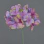 Dekorationsblomma hortensia FUHUA, lila-rosa-blå-grön, 23cm, Ø14cm