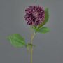 Konstgjord blomma, dahlia WANRU, mörkvioletta, 50cm, Ø9cm