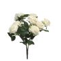 Dekorativ blomma rosbuske KAILIN på pinne, krämfärgad, 40cm