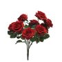 Dekorativ blomma, rosenbuske KAILIN på stativ, röd, 40cm
